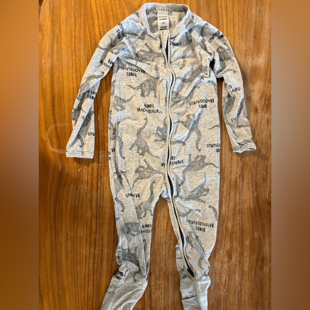 Bonds Wondersuits - Kids One Piece Pyjamas. Bundle of Nine in Various Prints.
